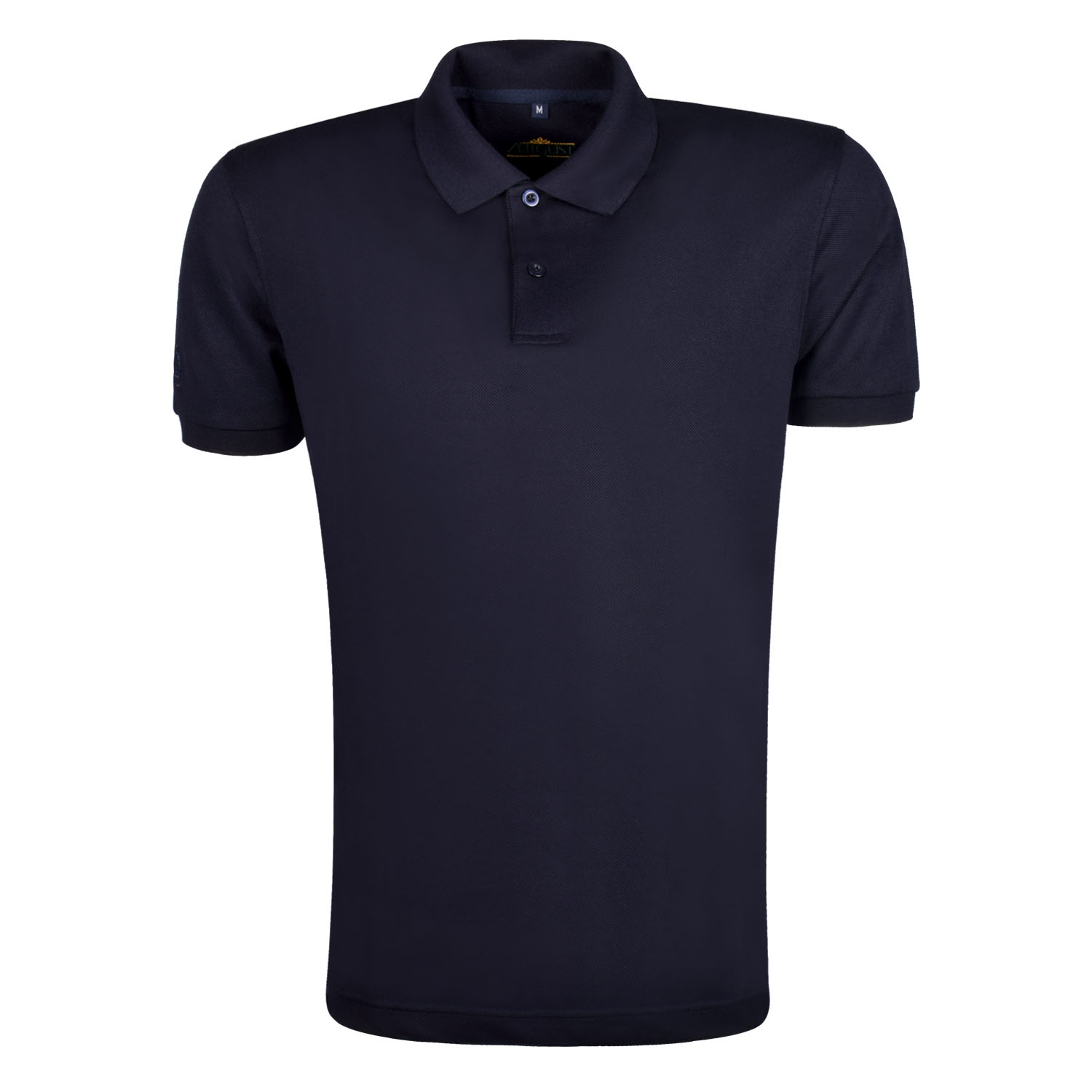 BLUE COTTON TENCEL PLAIN POLOSHIRT (1)