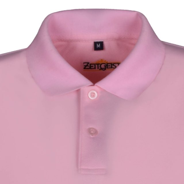 PINK COTTON TENCEL PLAIN POLOSHIRT (2)