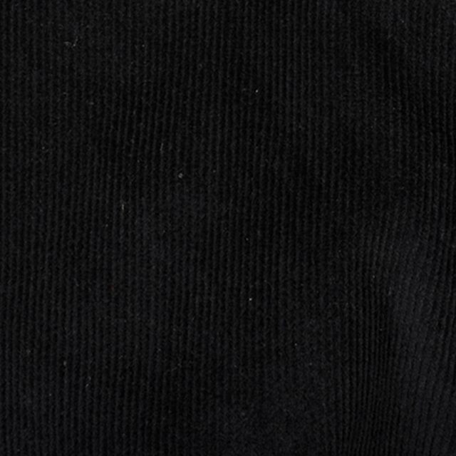 BLACK CORDUROY SELF STRAIGHT FIT TROUSER (2)