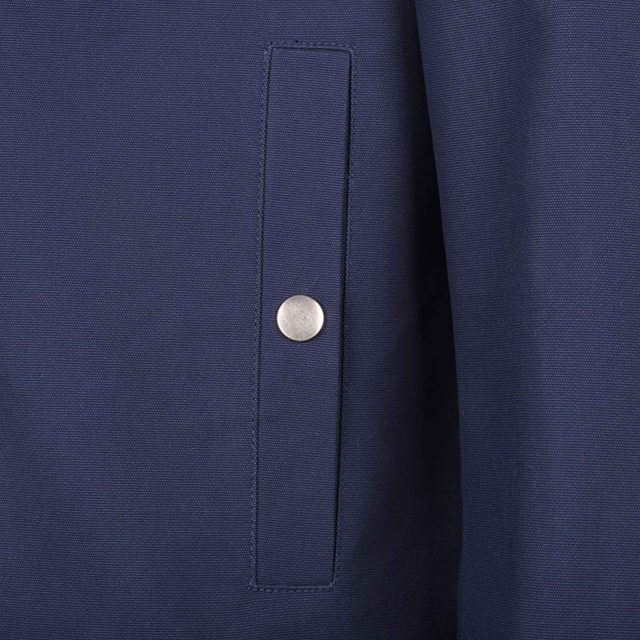 BLUE COTTON PURE PLAIN BOMBER JACKET (5)