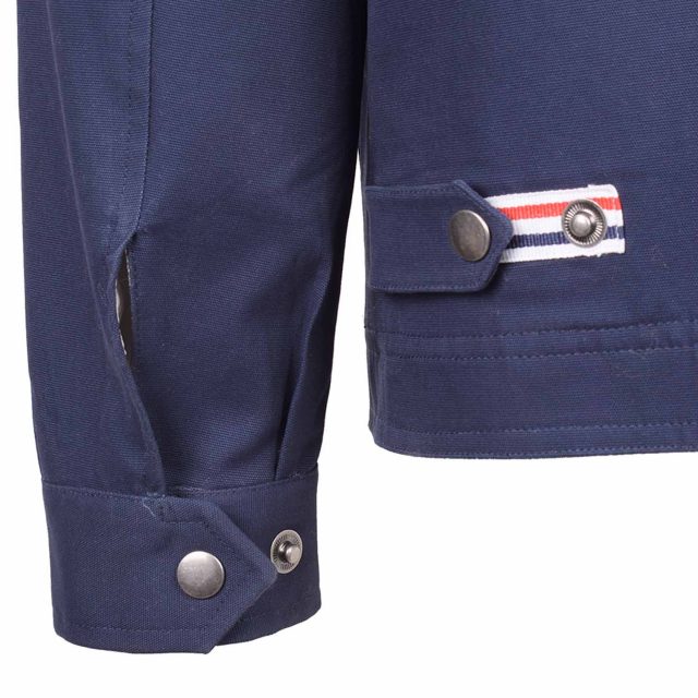 BLUE COTTON PURE PLAIN BOMBER JACKET (6)