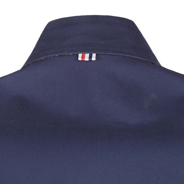 BLUE COTTON PURE PLAIN BOMBER JACKET (7)