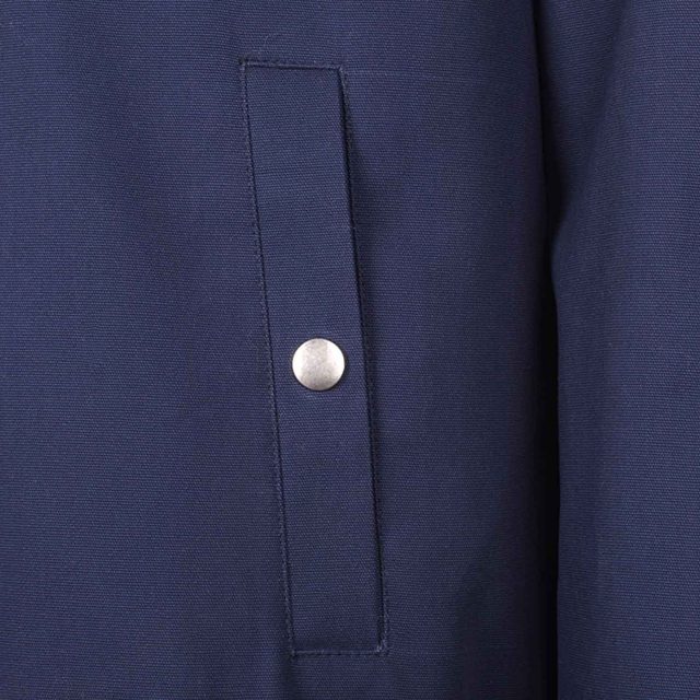 BLUE COTTON PURE PLAIN REGULAR FIT BOMBER JACKET (5)