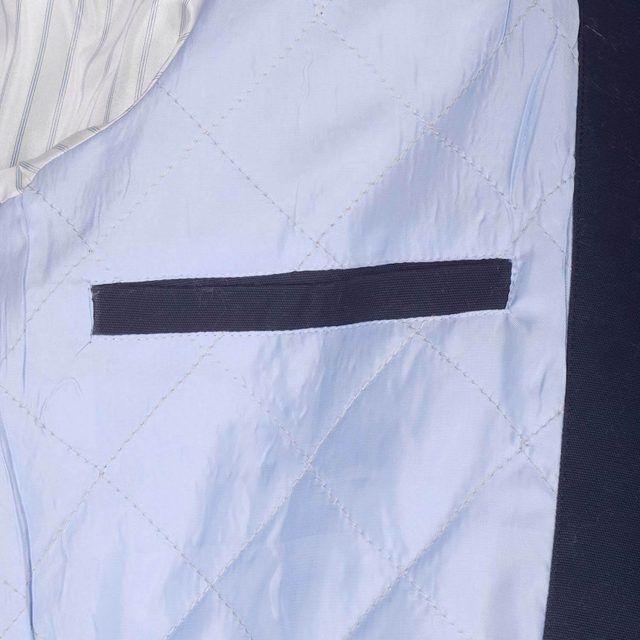 BLUE COTTON PURE PLAIN REGULAR FIT BOMBER JACKET (6)