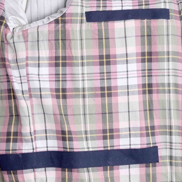 BLUE COTTON PURE PLAIN REGULAR FIT COAT (8)