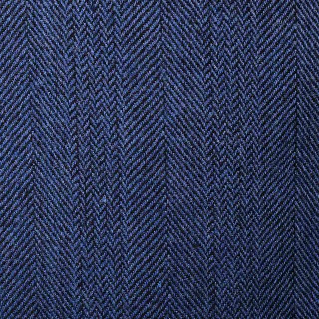 BLUE TWEED HERRINGBONE TAILORED FIT JACKET (2)