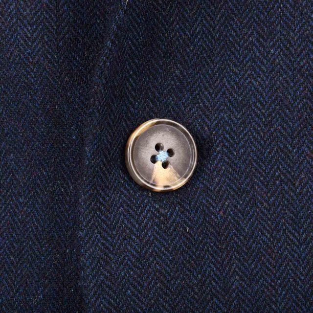 BLUE TWEED HERRINGBONE TAILORED FIT JACKET (4)