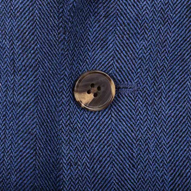 BLUE TWEED HERRINGBONE TAILORED FIT JACKET (4)