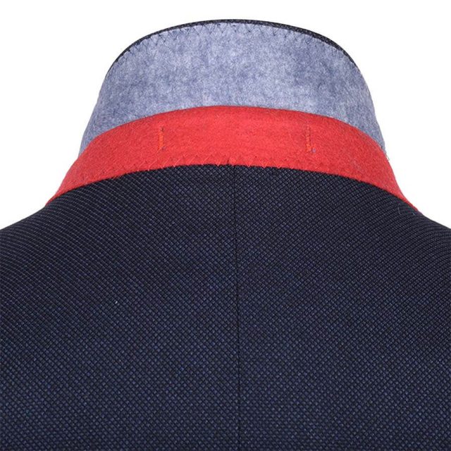 BLUE TWEED PIN DOT TAILORED FIT JACKET (7)