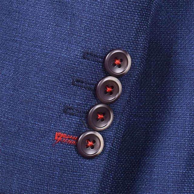 BLUE TWEED TEXTURED TAILORED FIT JACKET (6)