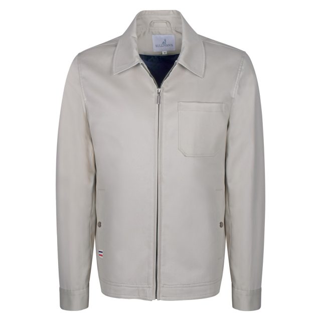 BROWN COTTON PURE PLAIN BOMBER JACKET (1)