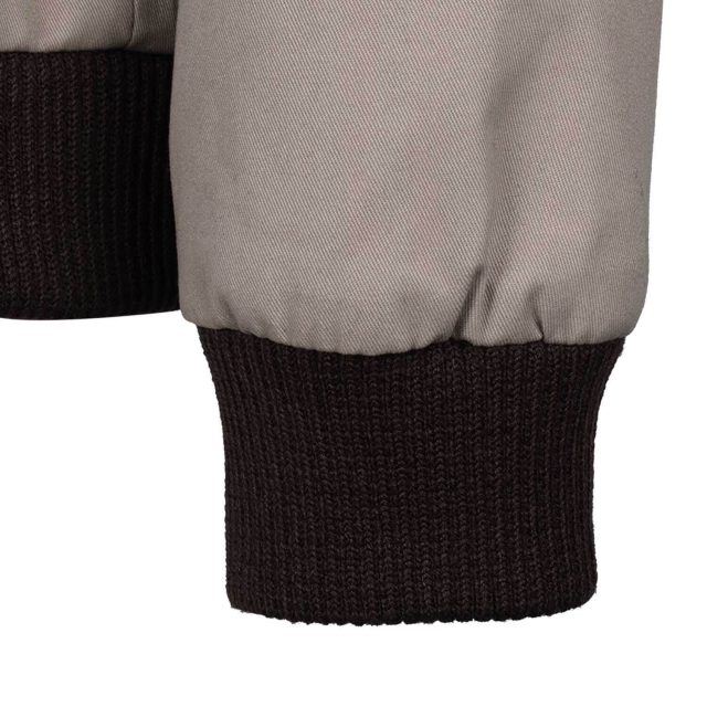 BROWN COTTON PURE PLAIN BOMBER JACKET (4)