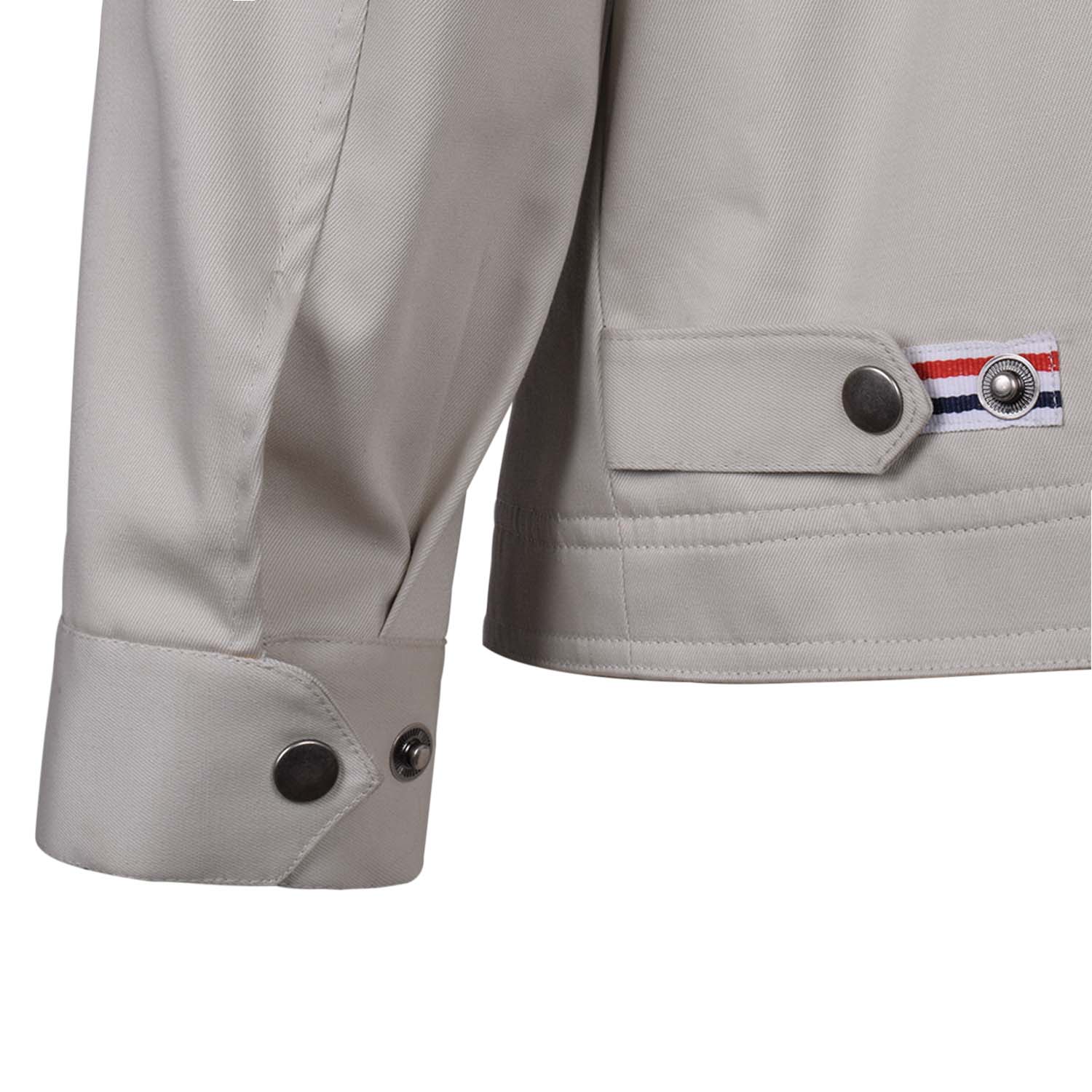 BROWN COTTON PURE PLAIN BOMBER JACKET (7)