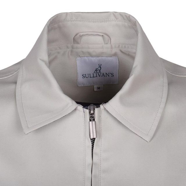 BROWN COTTON PURE PLAIN BOMBER JACKET (8)