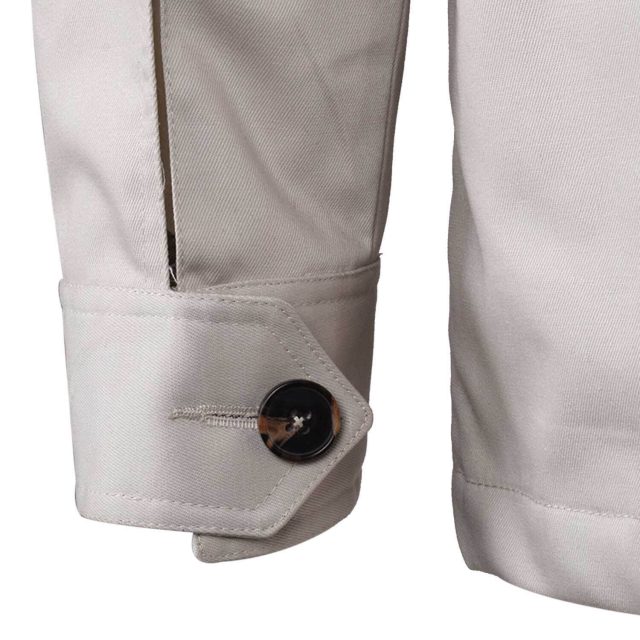 BROWN COTTON PURE PLAIN REGULAR FIT COAT (6)