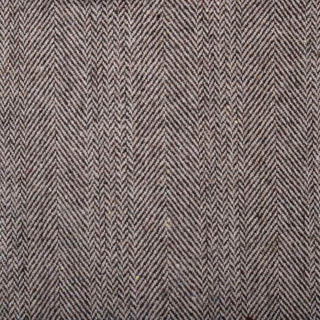 BROWN TWEED HERRINGBONE TAILORED FIT JACKET (2)