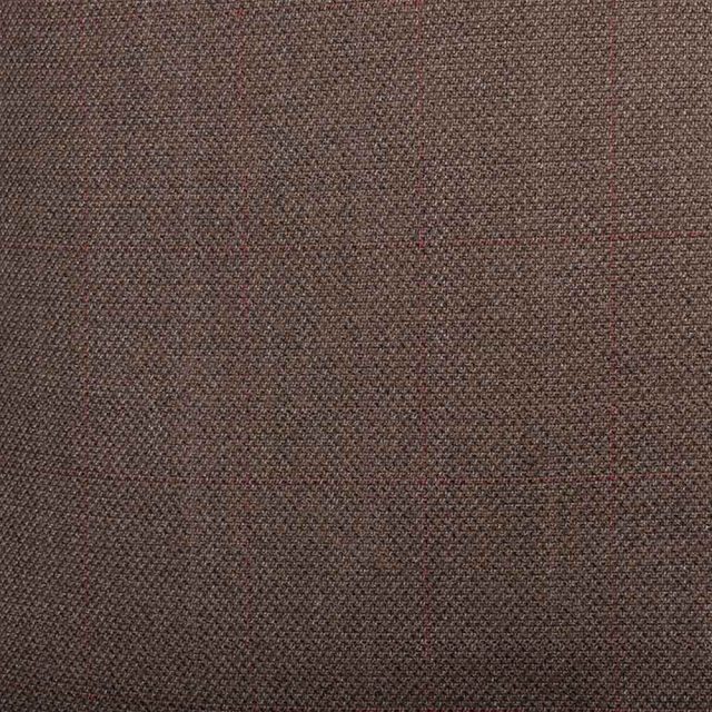 BROWN TWEED LARGE CHECK TAILORED FIT JACKET (2)