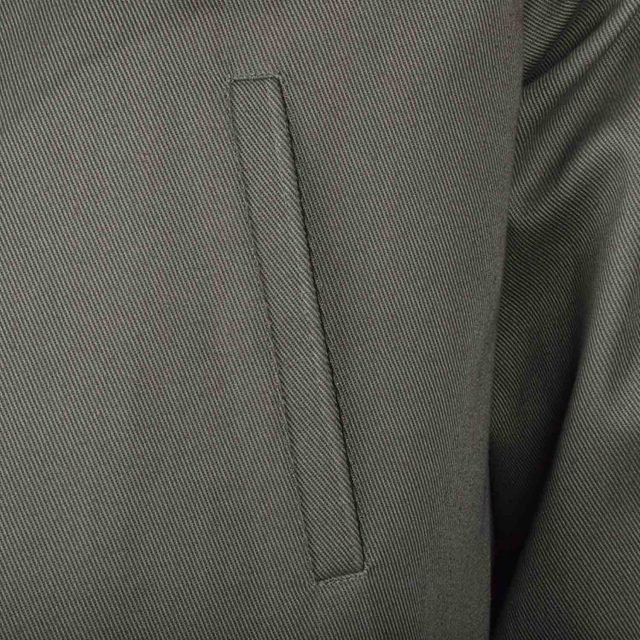 GREEN COTTON PURE PLAIN REGULAR FIT COAT (5)