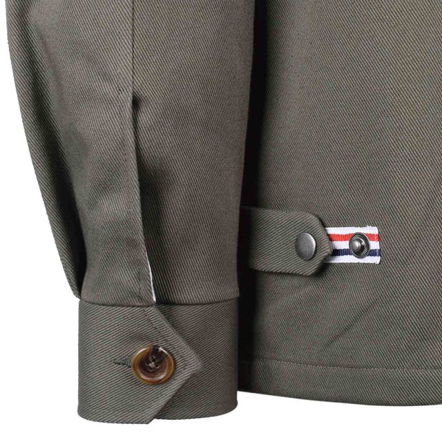 GREEN COTTON PURE PLAIN REGULAR FIT COAT (7)