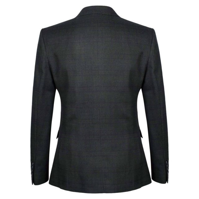 GREEN TWEED LARGE CHECK TAILORED FIT JACKET (3)