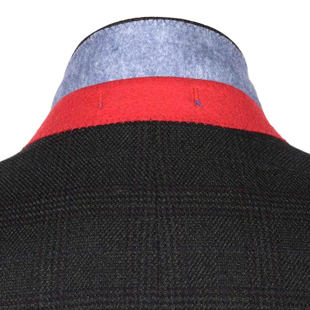 GREEN TWEED LARGE CHECK TAILORED FIT JACKET (7)