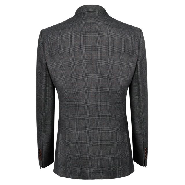 GREY GLEN PLAID TAILORED FIT JACKET (3)