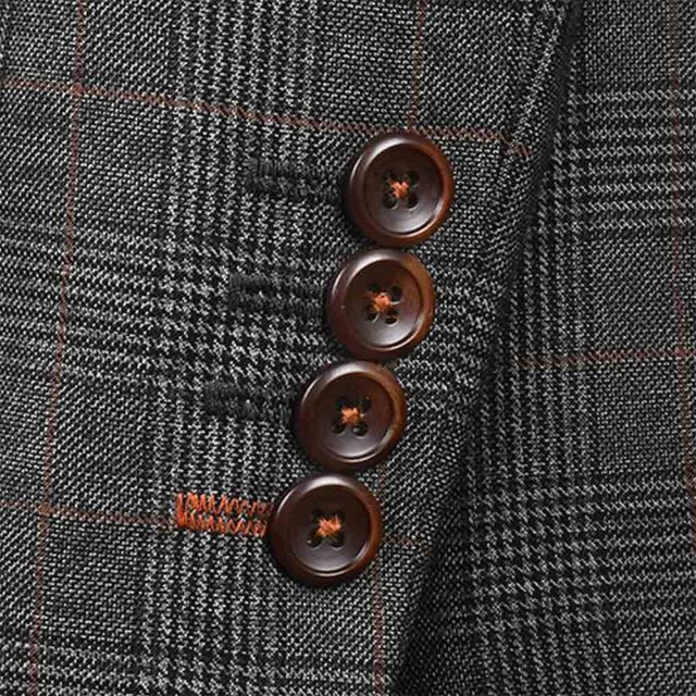 GREY GLEN PLAID TAILORED FIT JACKET (6)