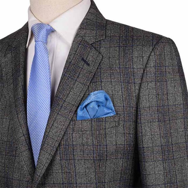 GREY GLEN PLAID TAILORED FIT JACKET (8)