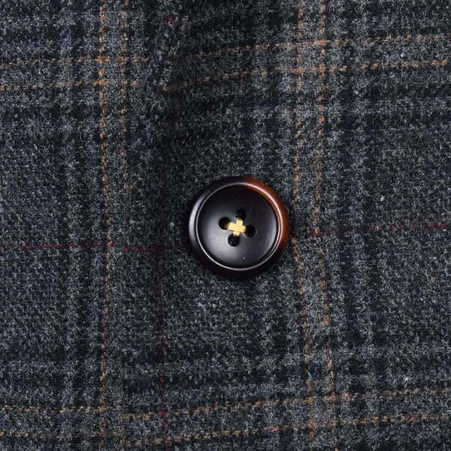 GREY TWEED GLEN PLAID TAILORED FIT JACKET (4)