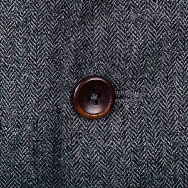 GREY TWEED HERRINGBONE TAILORED FIT JACKET (4)