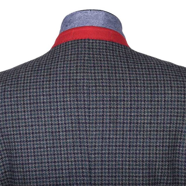 GREY TWEED HOUNDSTOOTH TAILORED FIT JACKET (7)