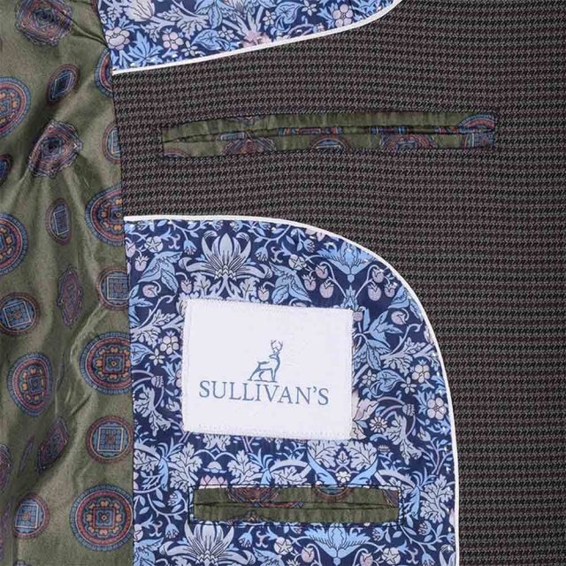 GREY TWEED HOUNDSTOOTH TAILORED FIT JACKET (9)