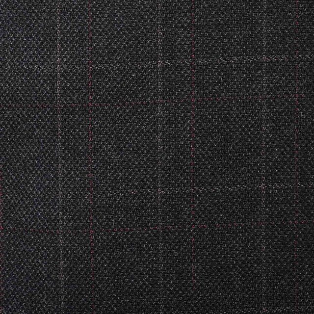 GREY TWEED LARGE CHECK TAILORED FIT JACKET (2)