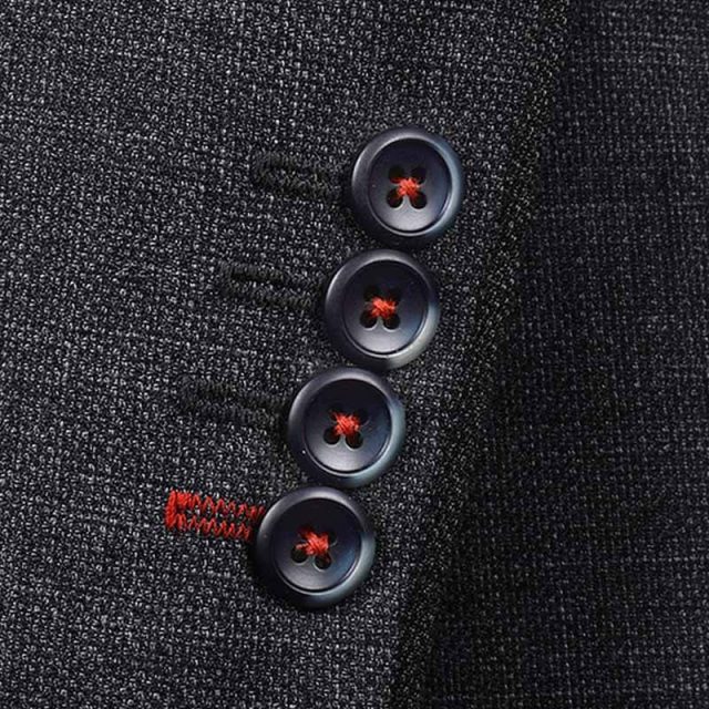 GREY TWEED TEXTURED TAILORED FIT JACKET (6)