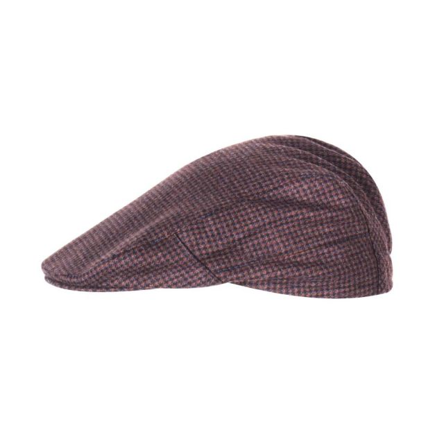 MAROON-WOOL-BLEND-HOUNDSTOOTH-REGULAR-FIT-CAP-4.jpg