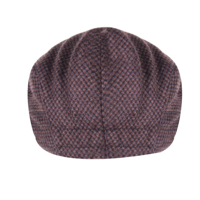 MAROON-WOOL-BLEND-HOUNDSTOOTH-REGULAR-FIT-CAP-5.jpg