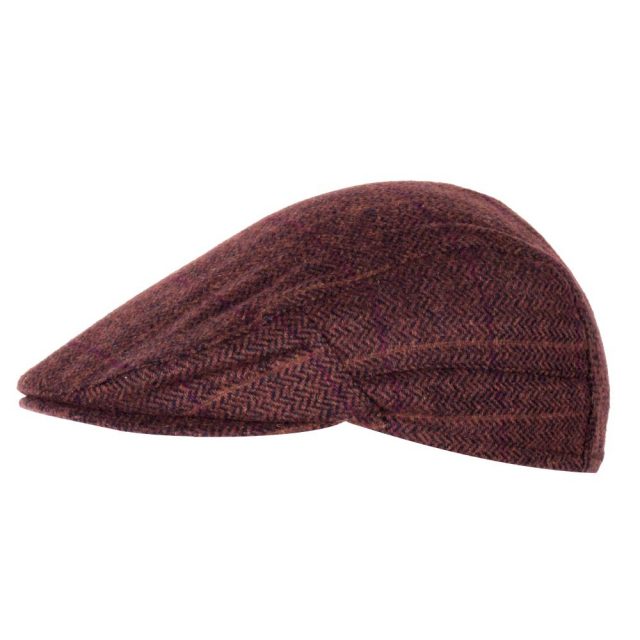 RED-WOOL-BLEND-HERRINGBONE-REGULAR-FIT-CAP-1.jpg