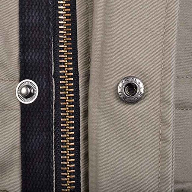 BROWN COTTON WATER REPELLENT PLAIN REGULAR FIT CASUAL JACKET (3)