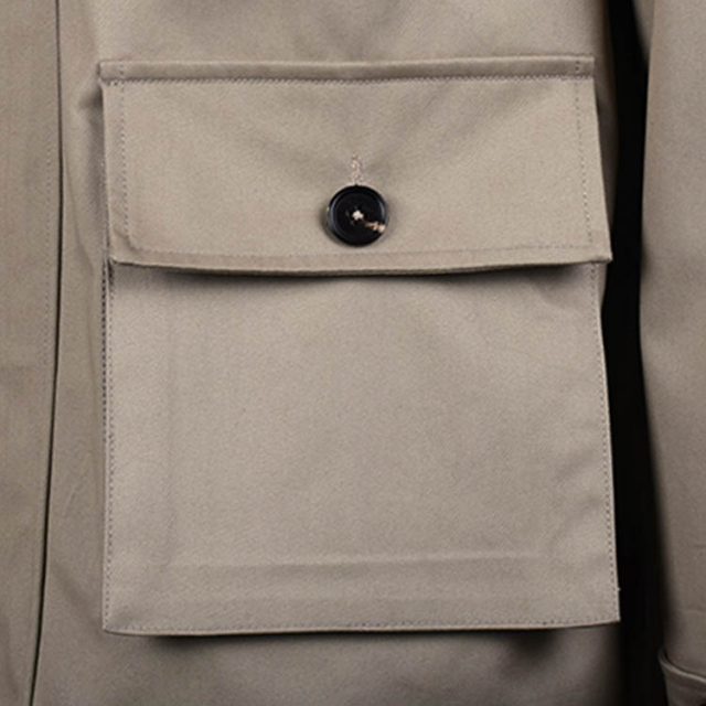 BROWN COTTON WATER REPELLENT PLAIN REGULAR FIT CASUAL JACKET (4)