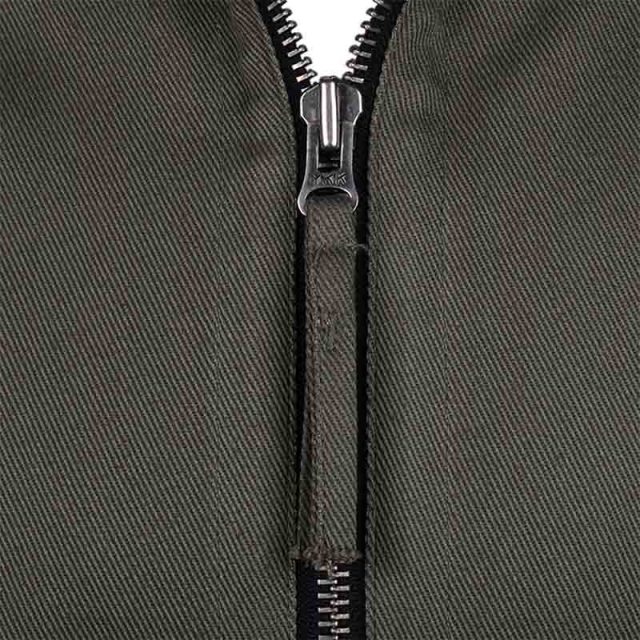 GREEN COTTON WATER REPELLENT PLAIN REGULAR FIT CASUAL JACKET (3)