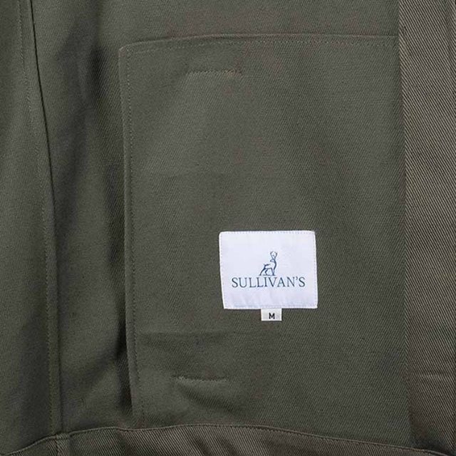 GREEN COTTON WATER REPELLENT PLAIN REGULAR FIT CASUAL JACKET (5)