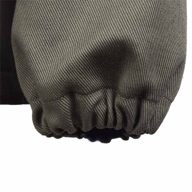 GREEN COTTON WATER REPELLENT PLAIN REGULAR FIT CASUAL JACKET (5)